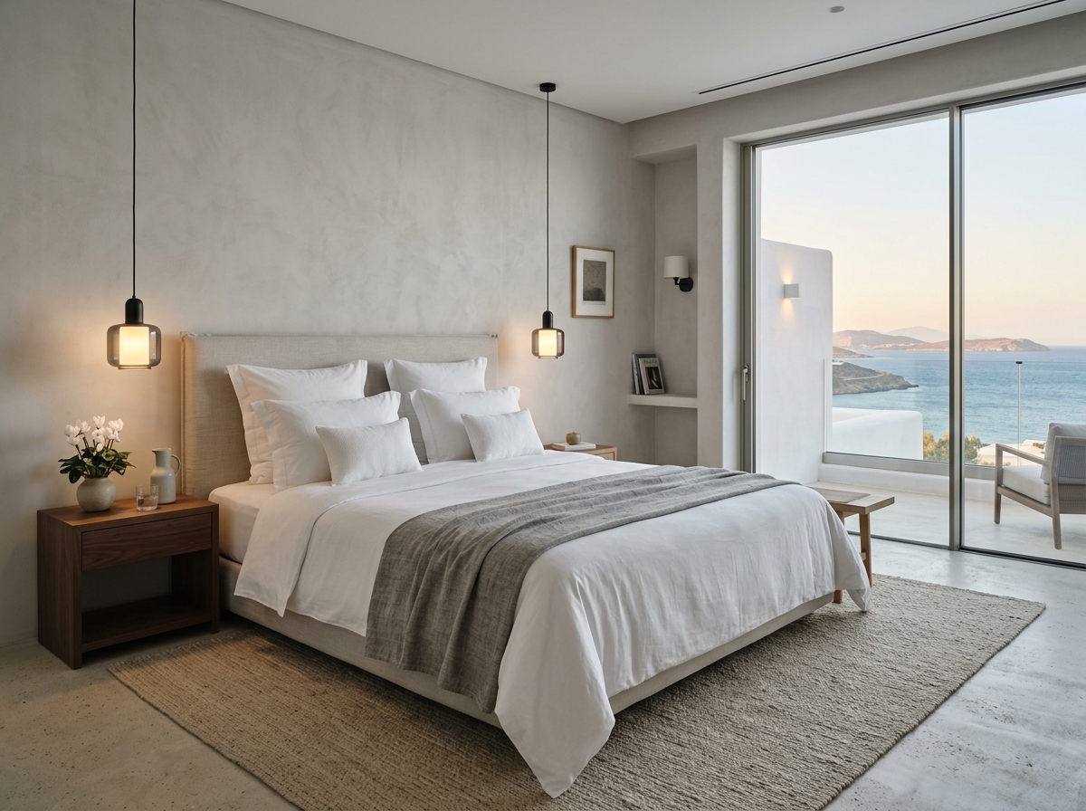 Aegean Pearl Suites Bedroom